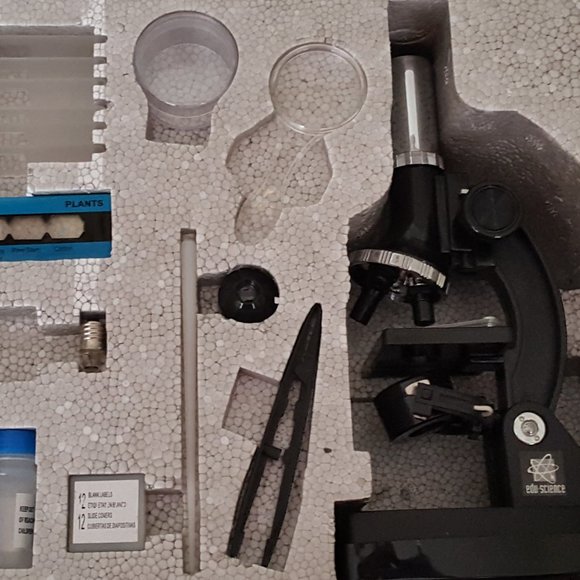 Edu Science Microscope Set 150x,450x,900x *AS IS* NO LIGHTBULB - Picture 12 of 12